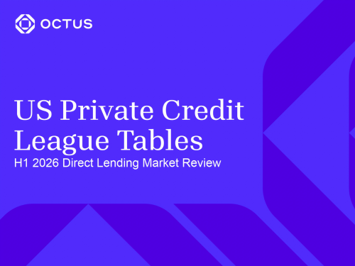 US Private Credit League Tables H1'26